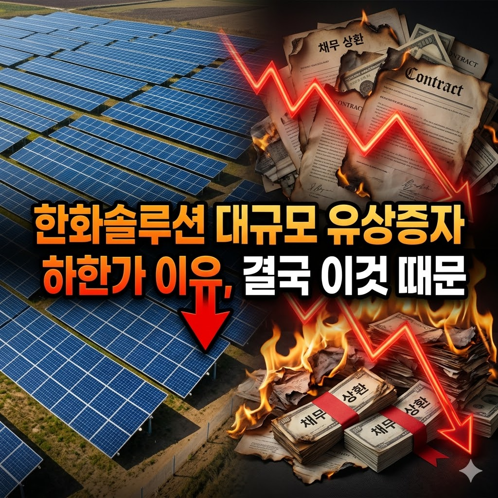 한화솔루션 대규모 유상증자 이후 주가 전망