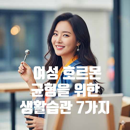 여성 호르몬 균형을 위한 생활 습관 7가지