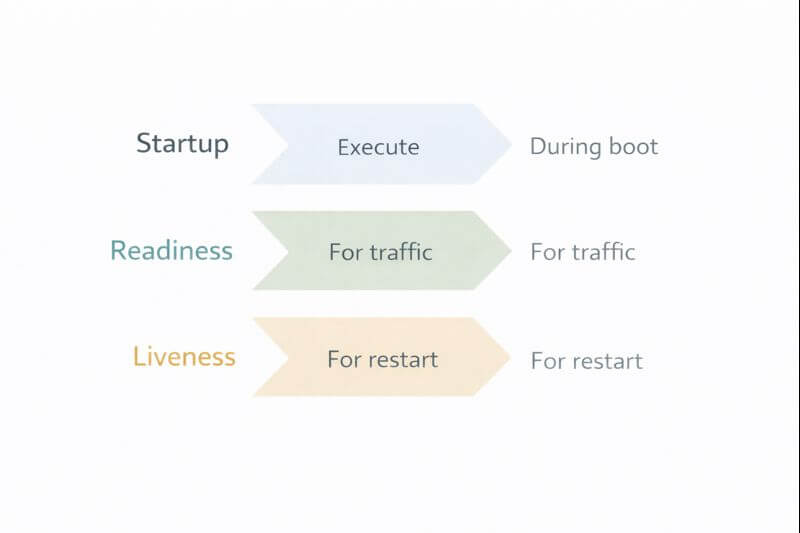 헬스 체크를 잘못 만들면 장애가 커진다: liveness/readiness/startup 개념과 안전한 설계 예시
