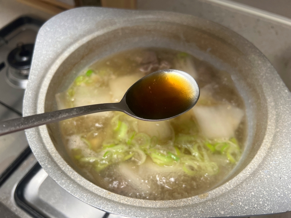 멸치액젓 1스푼