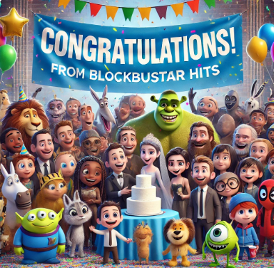 성공한 애니메이션캐릭터들의 축하파티