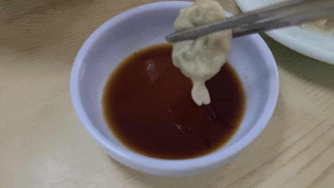 찬가락냉면-물만두-간장-맛