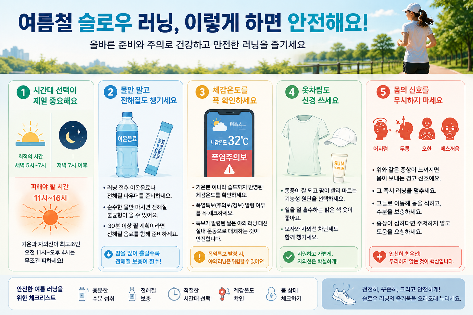 그래서 이렇게 뛰면 안전해요