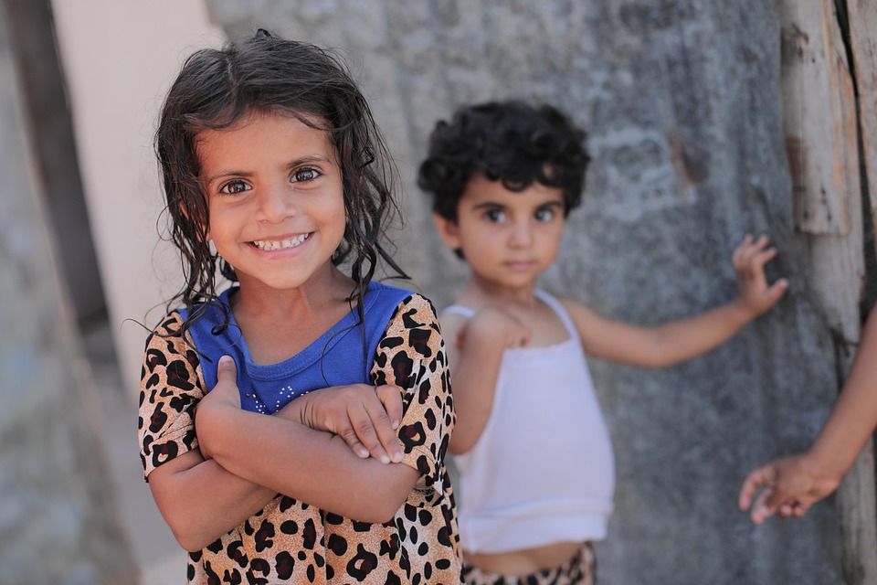 면역력 강한 아이들 사진
