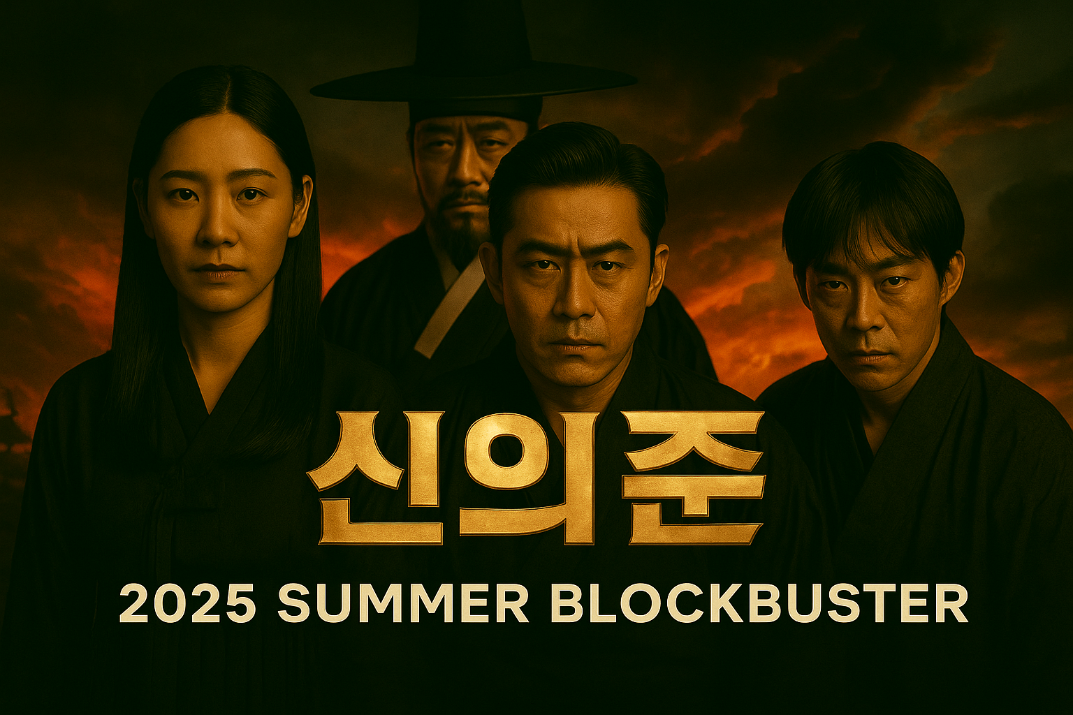 2025년 개봉 예정 한국영화 대작 포스터 예시