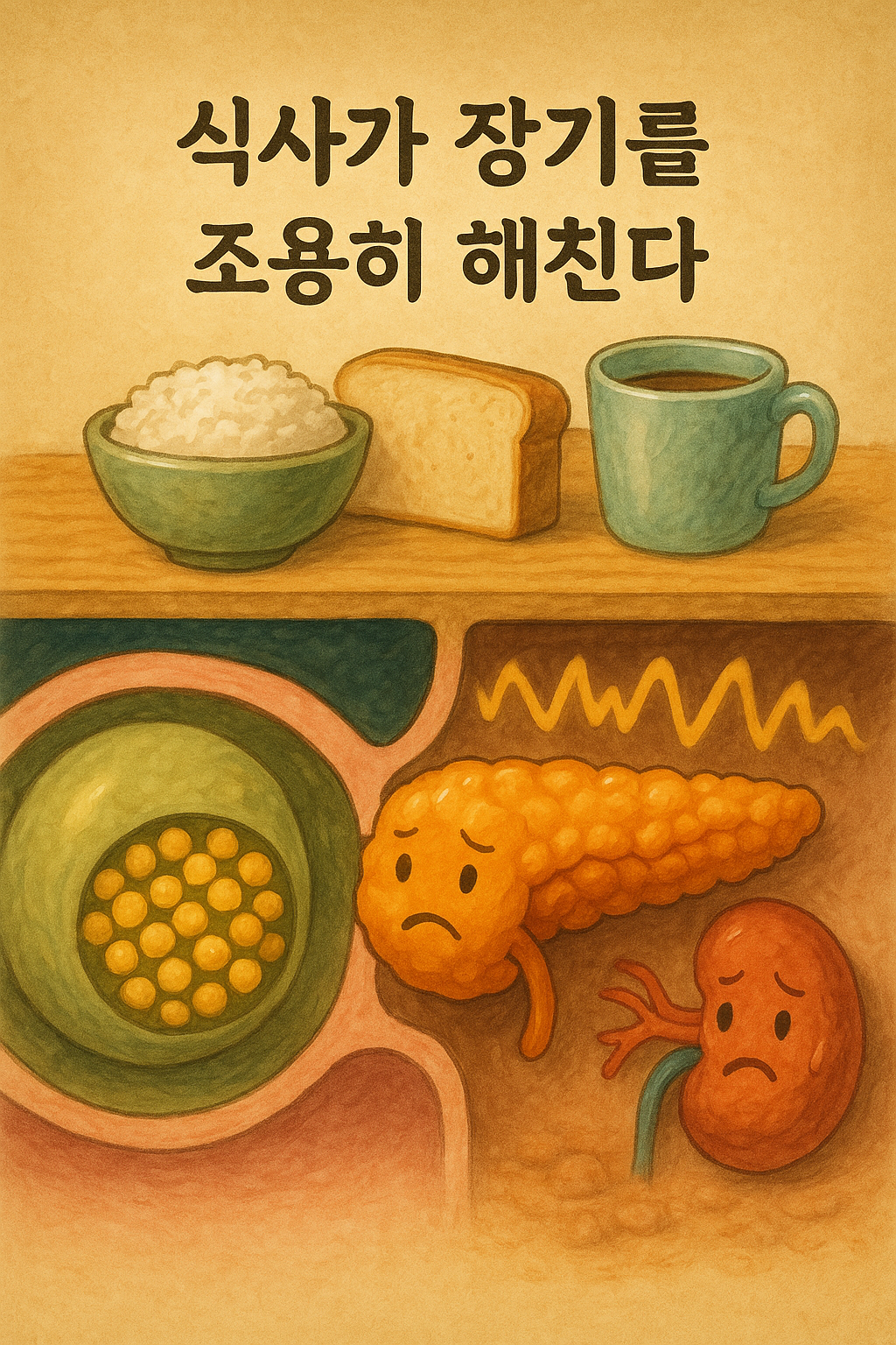 “평범한 식사가 장기 내부에서 조용히 손상을 일으키는 과정”