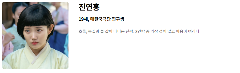 매란국극단 안 사람들