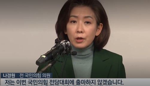 나경원 전의원 불출마