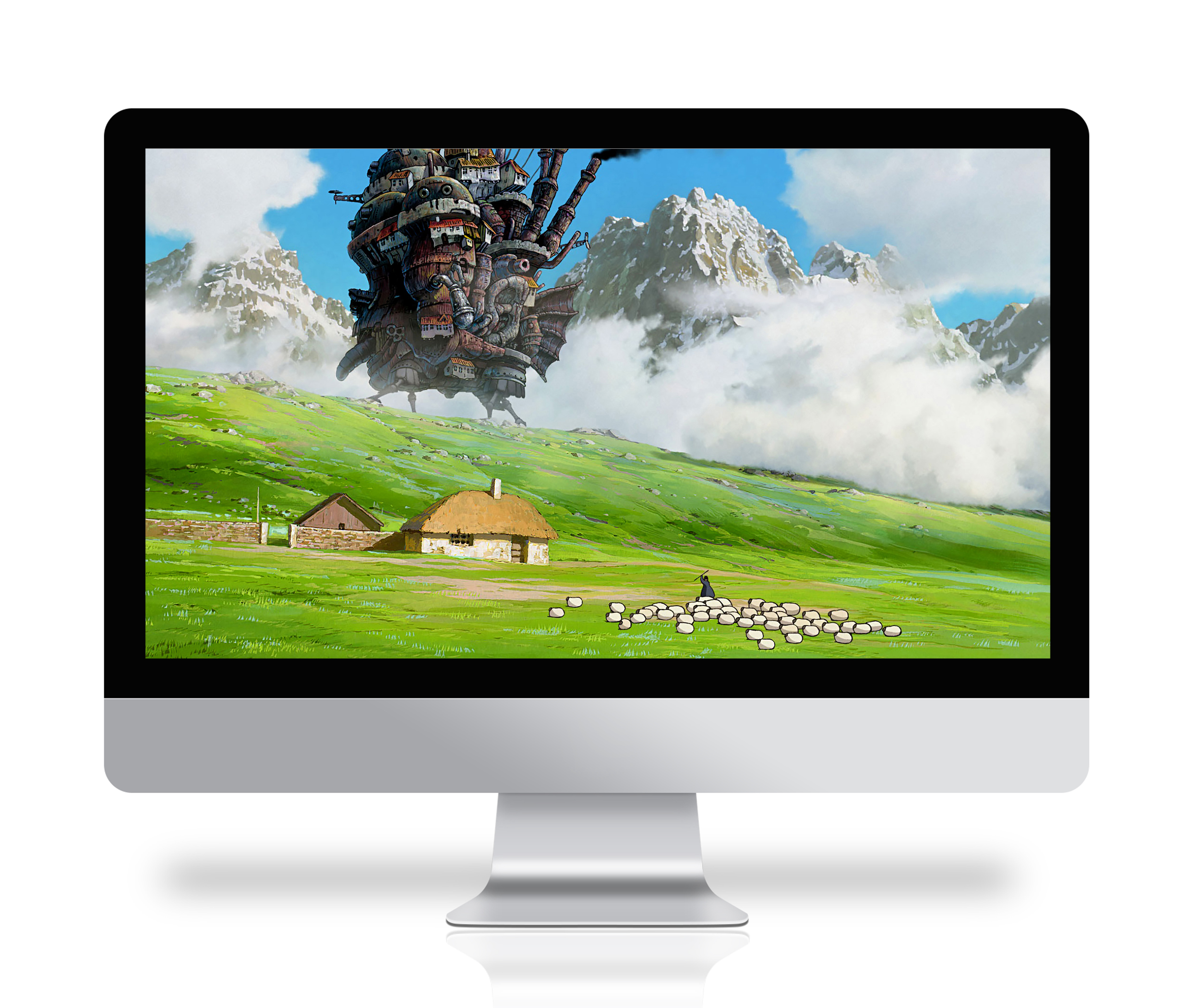 하울의 움직이는 성 배경화면 지브리 컴퓨터 아이패드 아이폰