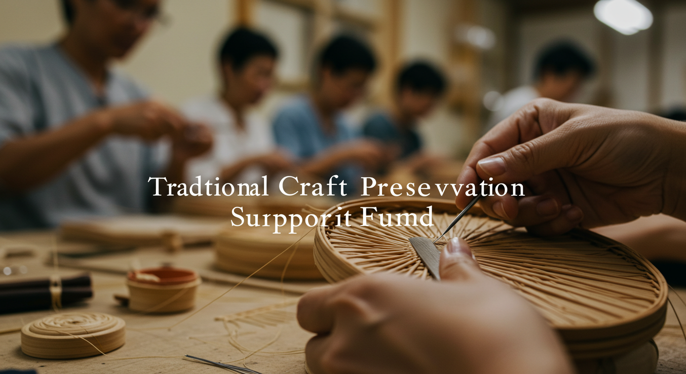 전통공예보존지원금 : 태국 베트남 서포트방식, 신청안내