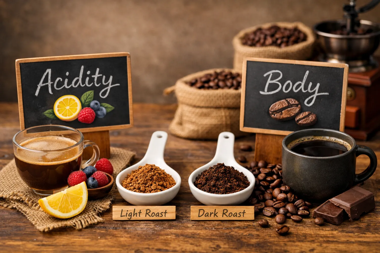커피 산미와 바디감 이해하기 (산미 특징, 바디감 의미, 원두 선택법)
