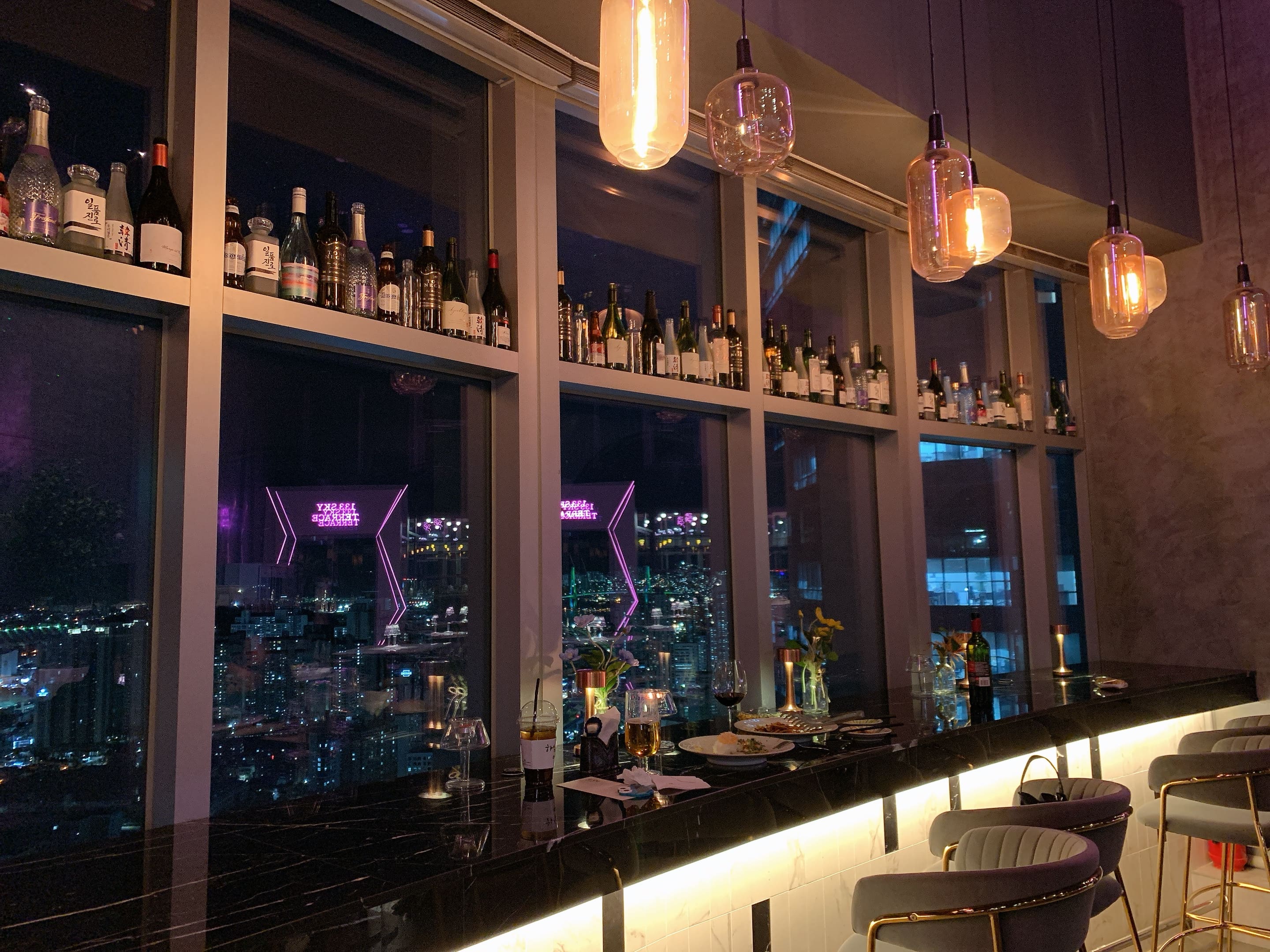 133스카이포차 야간뷰