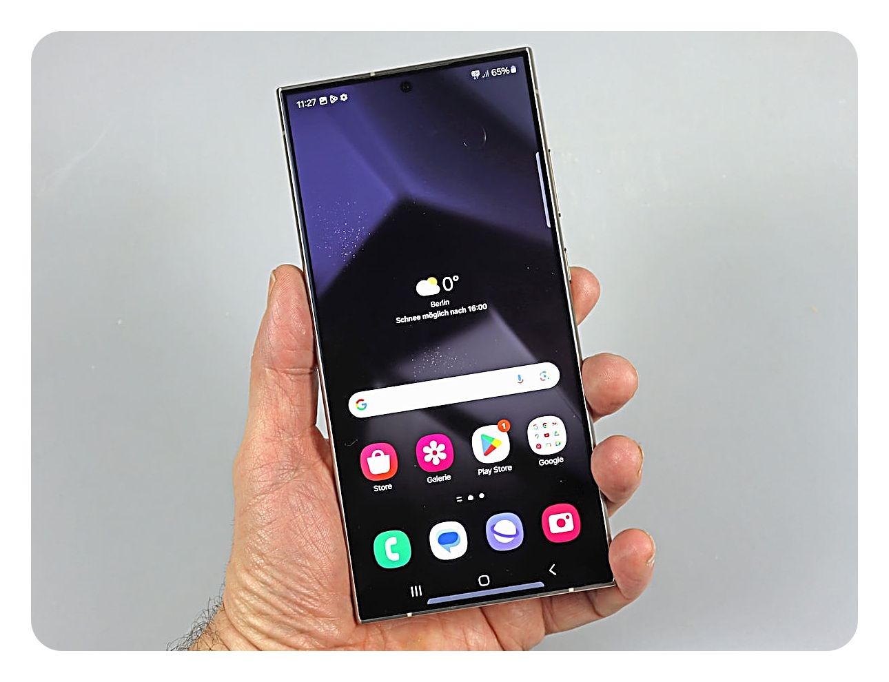 갤럭시 S25 전면 이미지와 SIM 카드 인식 오류 설명용