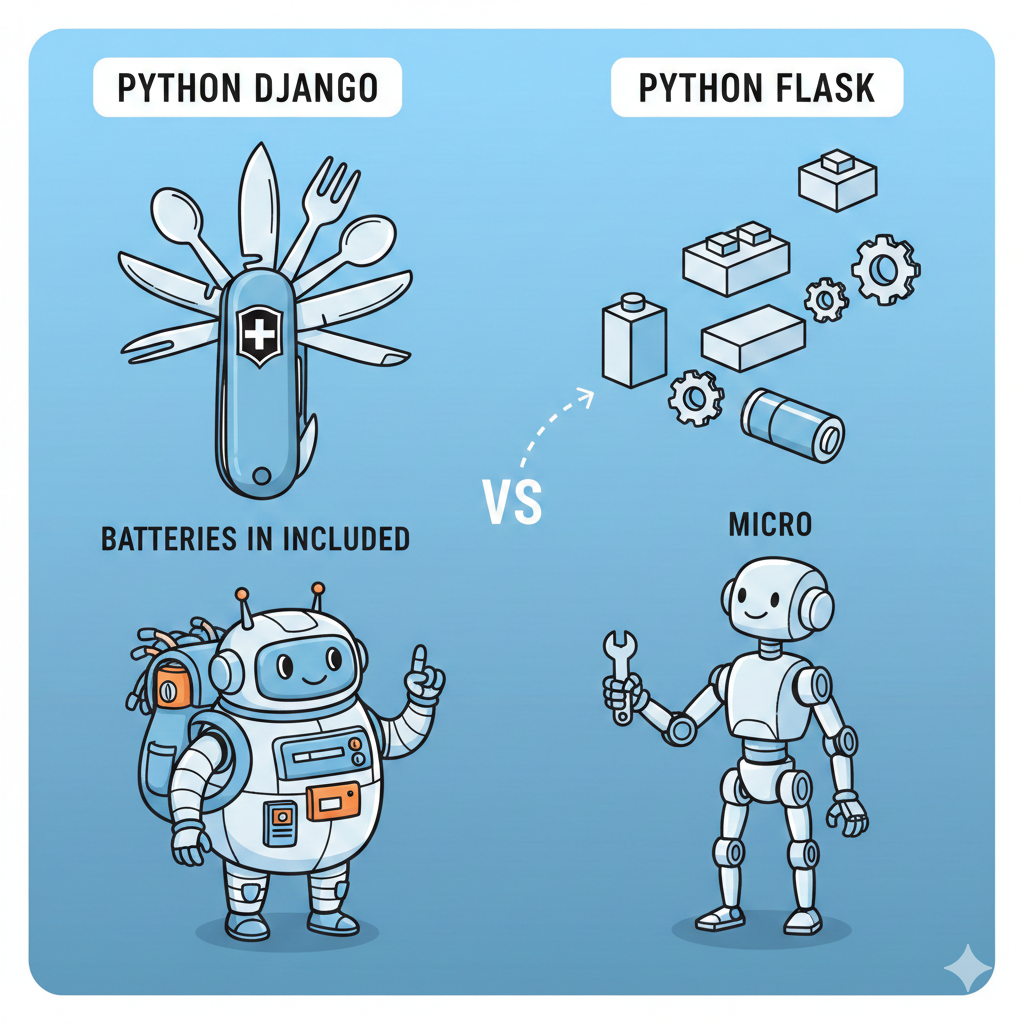 Django와 Flask의 아키텍처