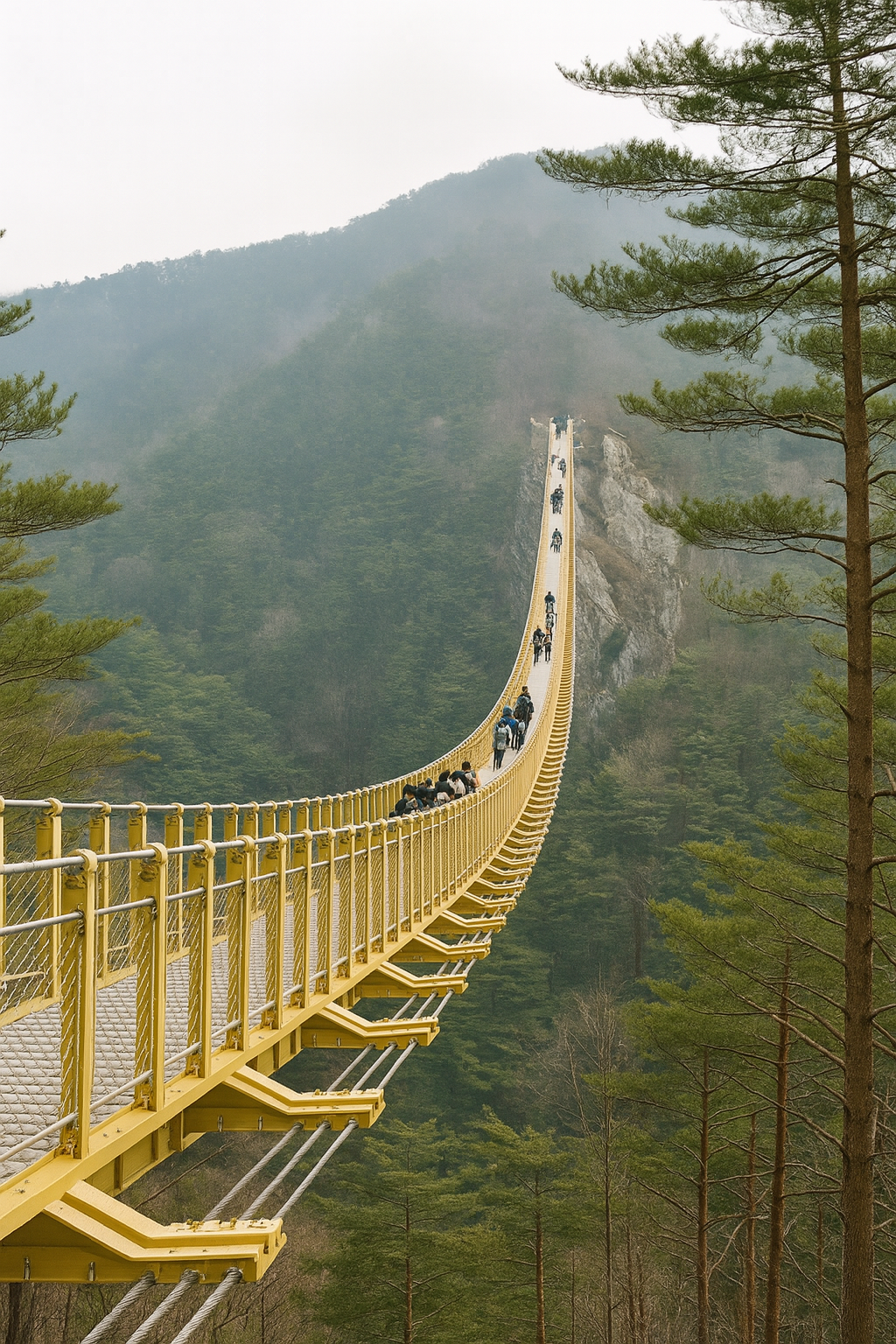 거창 수승대 출렁다리 사진