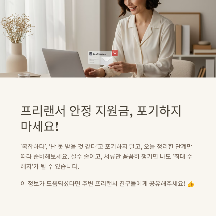 프리랜서 안정 지원금