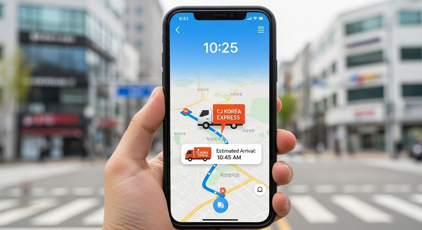 cj대한통운 실시간 위치 조회