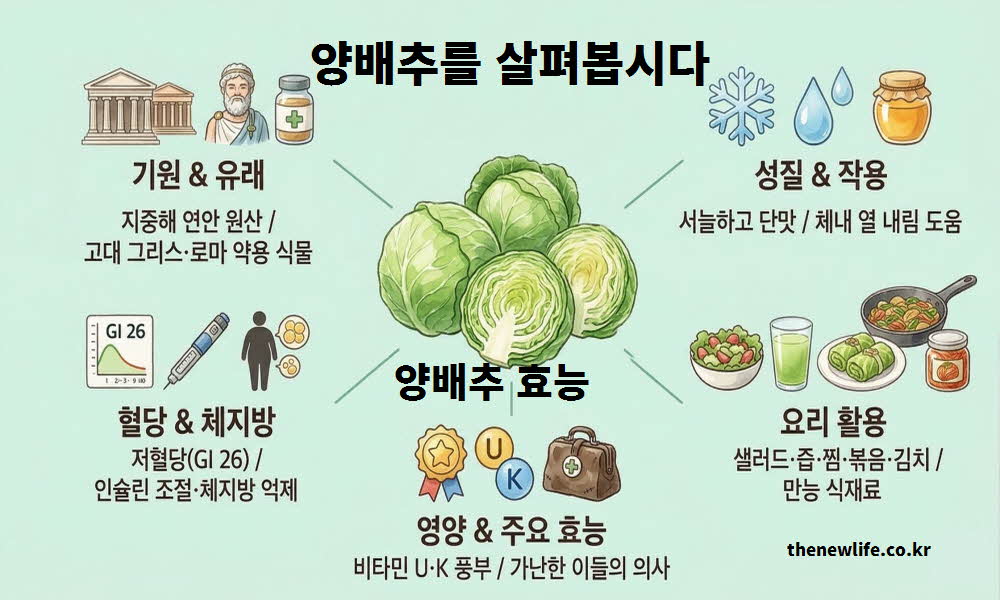 양배추 효능 유래 기원
