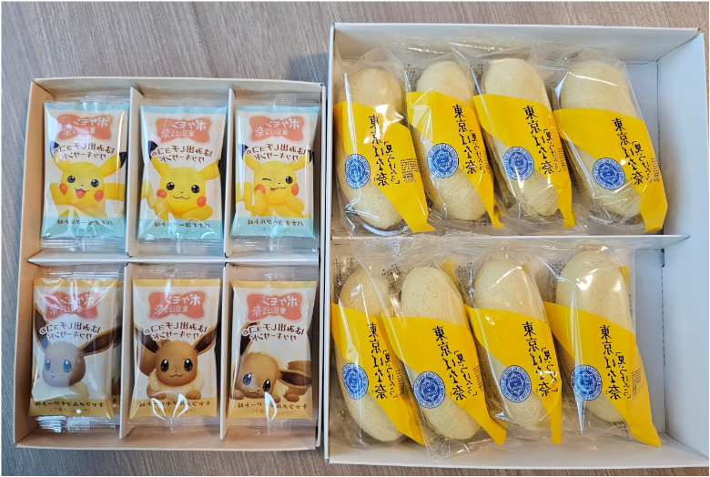 도쿄 바나나빵&피카츄 이브이 쿠키