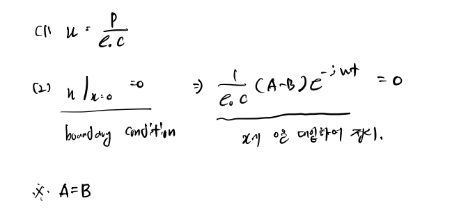 Rigid boundary에서 μ와 크기 조건