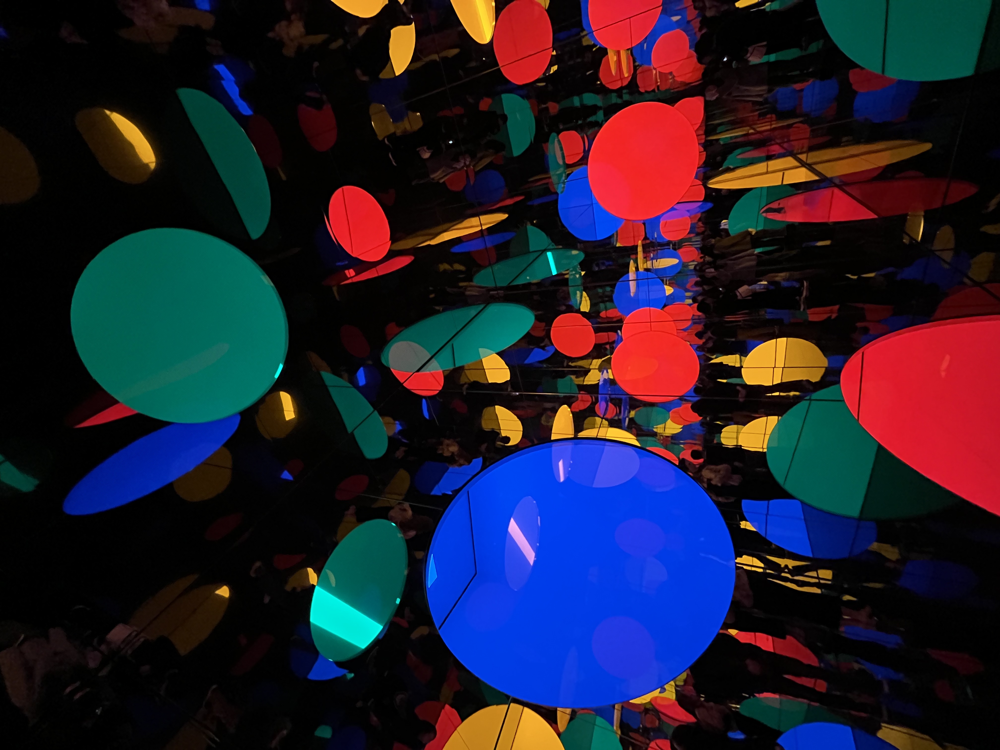 쿠사마야요이의 설치미술을 보여주는 이미지
직접들어가서 체험하는 공간의 이미지