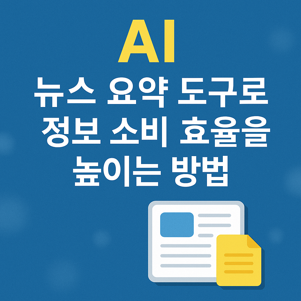 AI 기반 뉴스 요약 도구