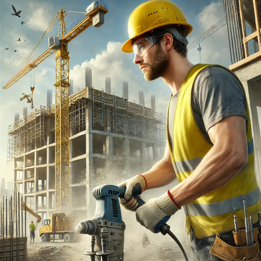 건설근로자 일하는 사진