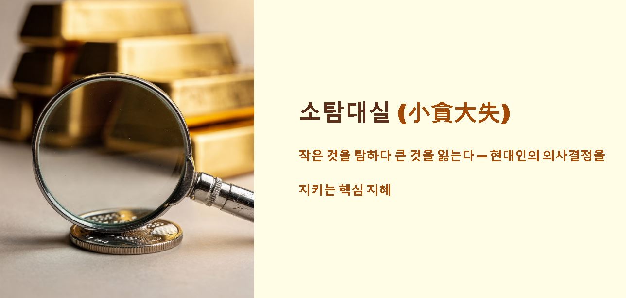 소탐대실 뜻 유래 알아보기