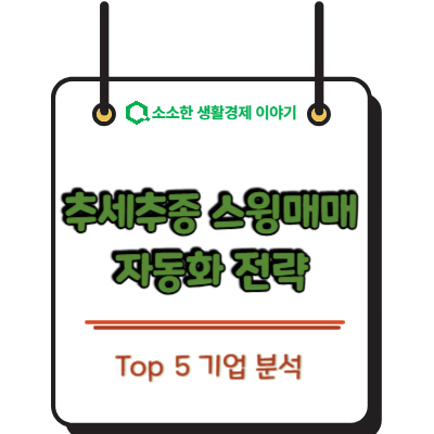 2026 추세추종 스윙매매 자동화 전략 및 TOP 5 기업 분석
