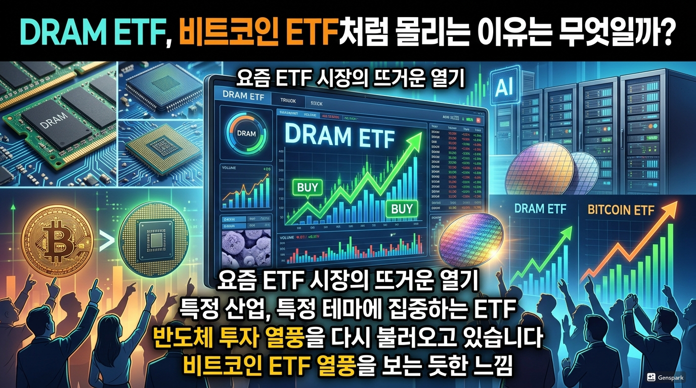 DRAM ETF, 비트코인 ETF처럼 몰리는 이유는 무엇일까?