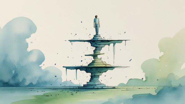 ENTJ의 강박장애는 완벽함과 강함을 유지하려는 압박에서 비롯됩니다. 이들은 자신이 흔들리면 모든 것이 무너질까 두려워하지만, 실은 진짜 회복은 ‘흔들려도 괜찮다’는 허용에서 시작됩니다에 관한 그림