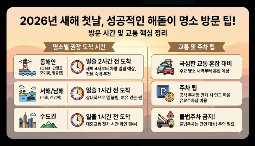 2026년 해돋이 명소 순위 TOP10
