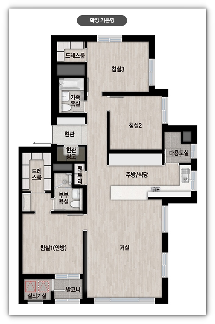 영통자이 센트럴파크 평면도 안내