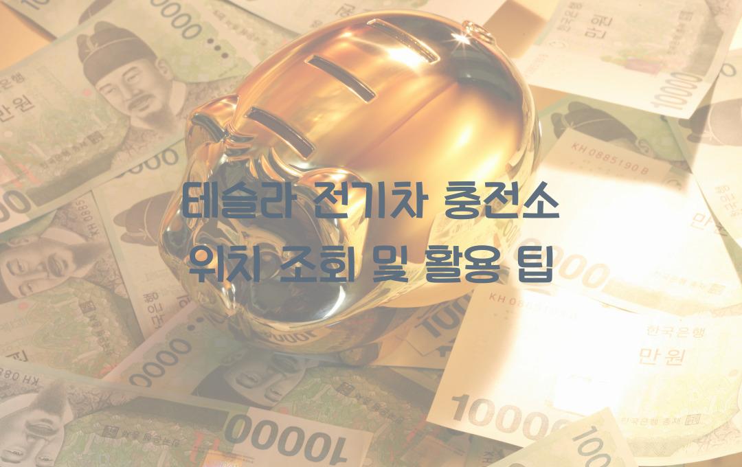 테슬라 전기차 충전소 위치 조회