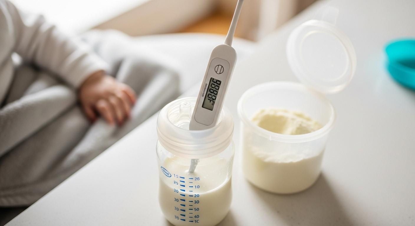 신생아 분유 온도