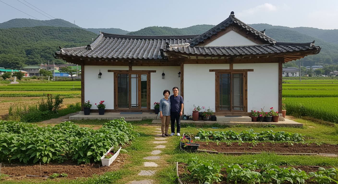 시골 이주로 생활비 줄인 사례 – 58세 부부의 이야기