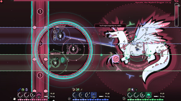 탄막슈팅 게임 Rabbit and Steel 이미지