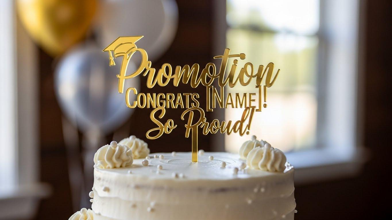 승진 케이크 토퍼