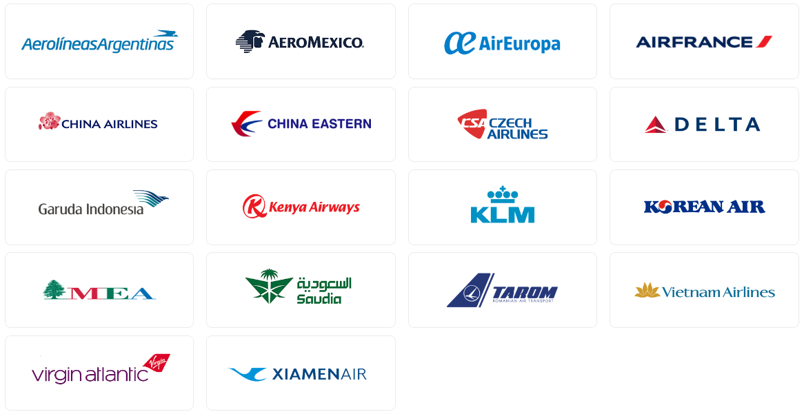 대한항공 스카이팀 보너스 항공권 이용 가능 항공사