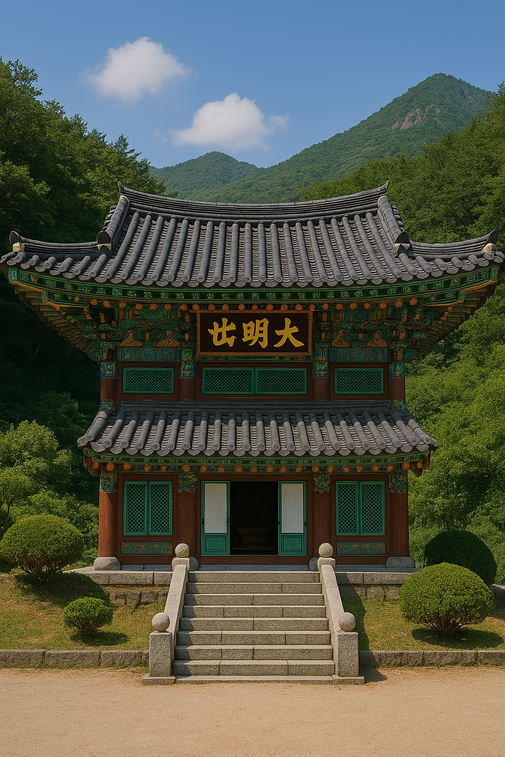 산천 대명사 사진