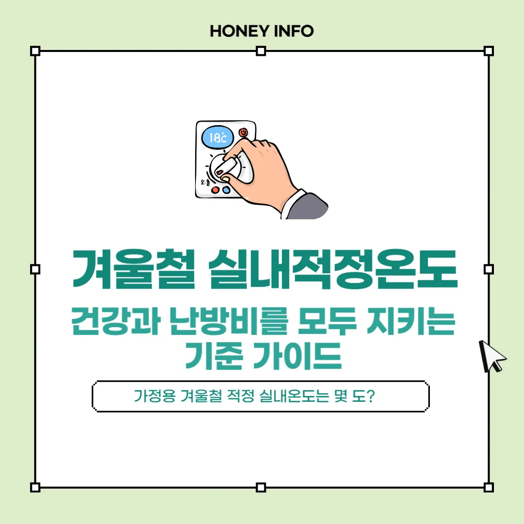 겨울철 실내적정온도