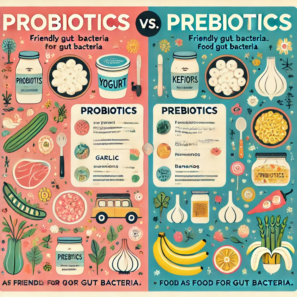 프로바이오틱스 vs 프리바이오틱스에 관련된 사진