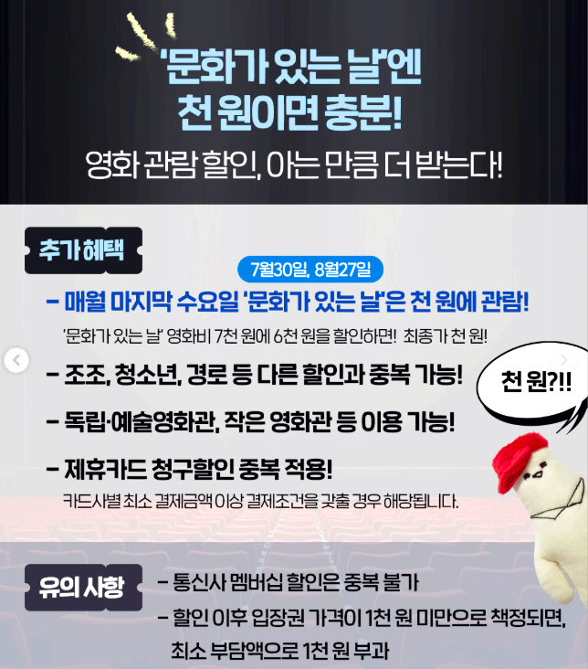 영화관람료 할인권