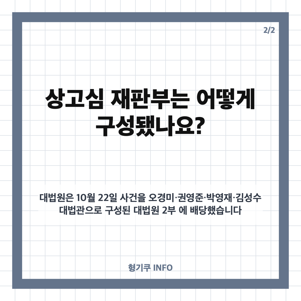오경미 대법관, 김건희 &lsquo;매관매직&rsquo; 사건 상고심 주심 맡아&hellip;대법원 2부 배당 카드뉴스 3