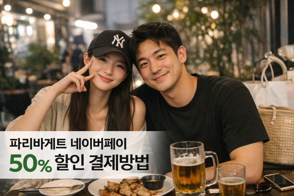 네이버페이로 파리바게트에서 50% 할인 3분 만에 받는 법