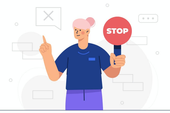 stop-팻말을-들고있는-사람