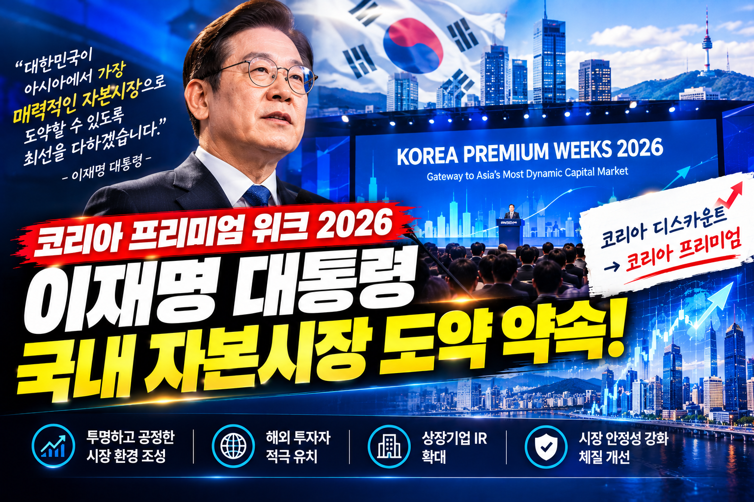 코리아 프리미엄 위크 2026 개막