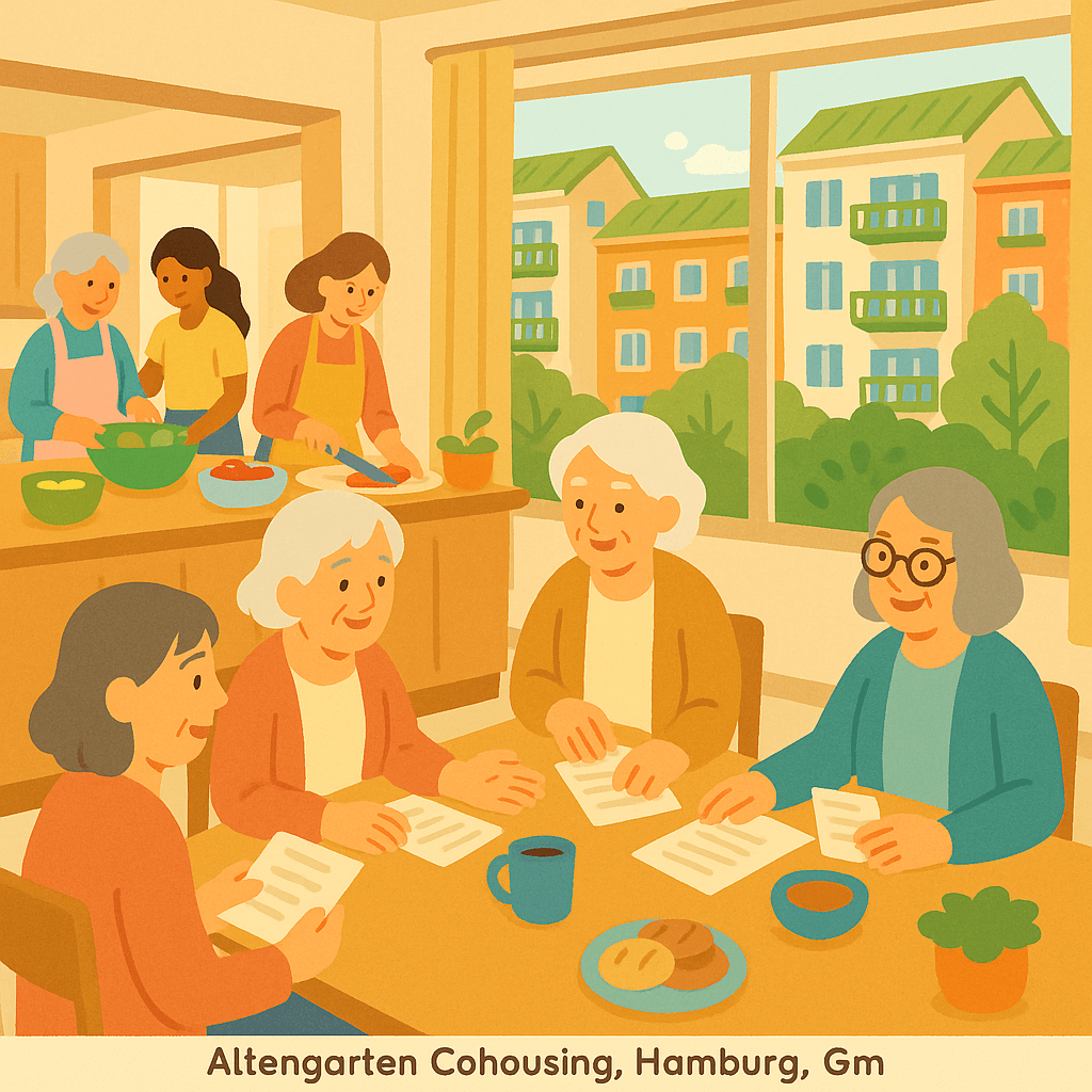 독일 함부르크(Hamburg)의 Altengarten Cohousing, 도시형 여성 노후 공동체의 가능성