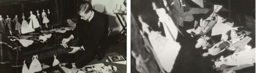 종이인형 만드는 모습