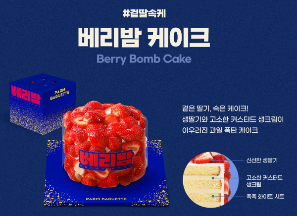 파리바게뜨 크리스마스 케이크